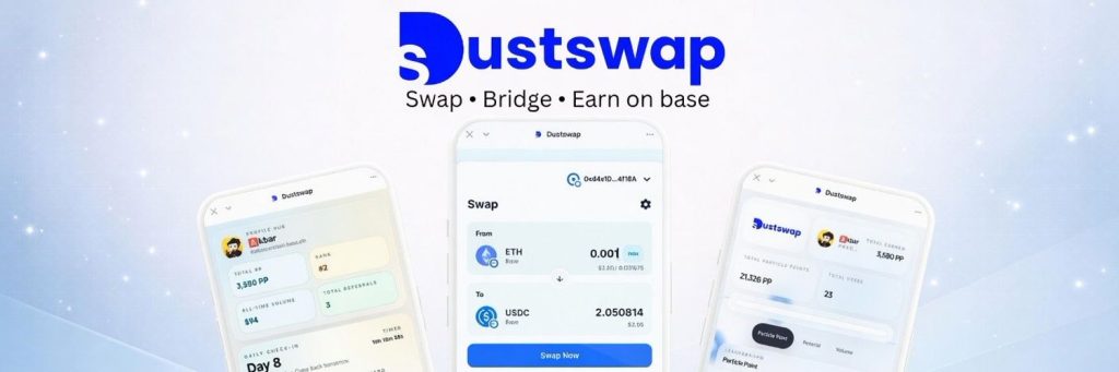 Dustswap 空投整理：门槛偏轻，先看完成跨链、完成 Swap